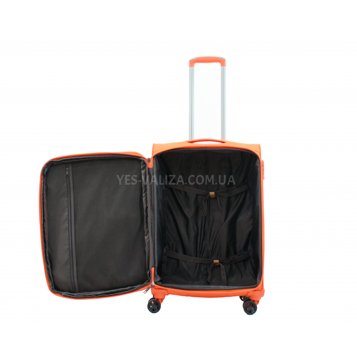 Валіза середня M тканина оранж 68х43х27(+5)см/68л/3.4кг/ 835 Airtex, фото 9