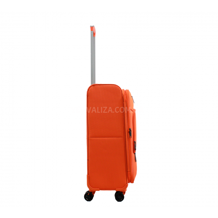 Валіза середня M тканина оранж 68х43х27(+5)см/68л/3.4кг/ 835 Airtex, фото 2