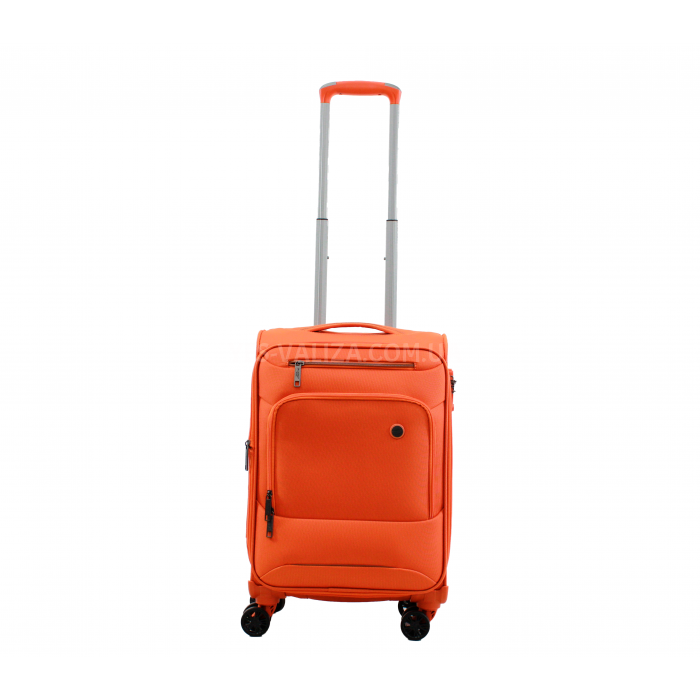 Чемодан ручная кладь S ткань оранж 55х35х22см/38л/2.75кг/Airtex 835, фото 3