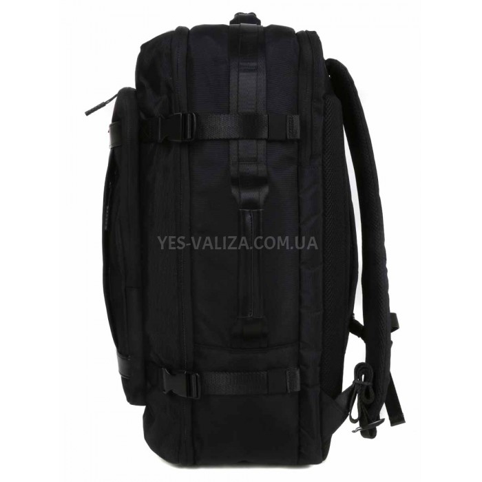 Сумка рюкзак (ручна поклажа) Франція чорна 33х52х20/31л/1.6кг/ Airtex 752, фото 5