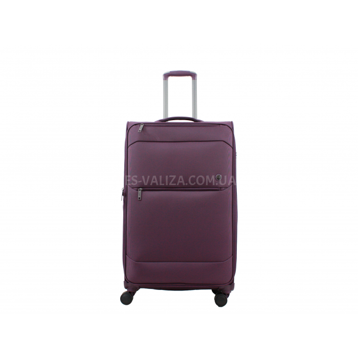 Чемодан большой L ткань фиолет 80х46х29(+5)см/96л/3.8кг/Airtex 839, фото 2