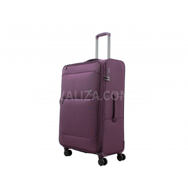 Чемодан большой L ткань фиолет 80х46х29(+5)см/96л/3.8кг/Airtex 839