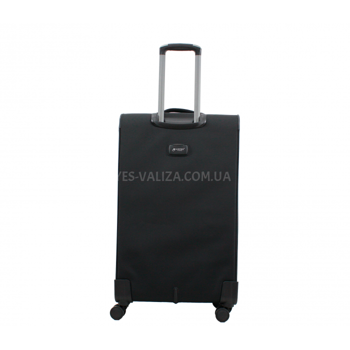 Чемодан большой L ткань чёрный 80х46х29(+5)см/96л/3.8кг/Airtex 839, фото 3