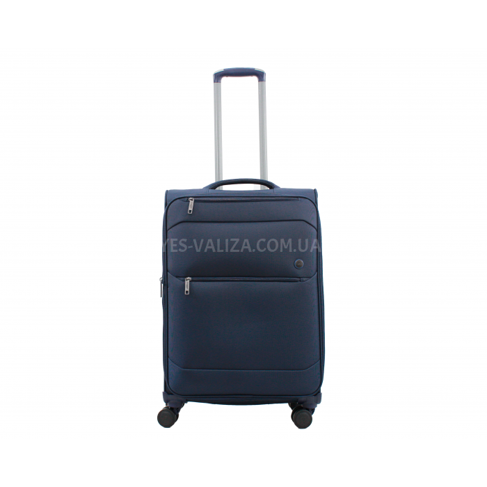 Валіза середня M тканина cиній 68х43х27(+5)см/68л/3.3кг/Airtex 839, фото 3