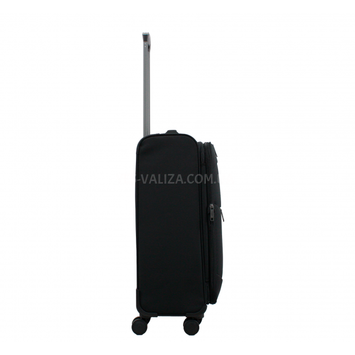 Валіза середня M тканина чорний 68х43х27(+5)см/68л/3.3кг/Airtex 839, фото 4