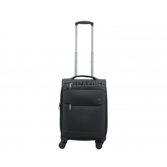 Валіза ручна поклажа S тканина чорний 55х35х22(+5)см/38л/2.7кг/Airtex 839, фото 3