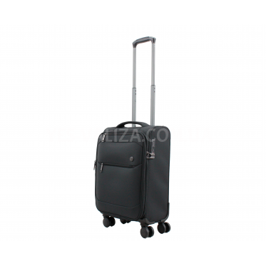 Чемодан ручная кладь S ткань чёрный 55х35х22(+5)см/38л/2.7кг/Airtex 839