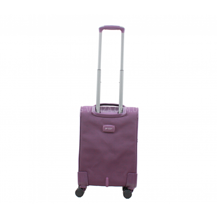 Чемодан ручная кладь S ткань фиолет 55х35х22(+5)см/38л/2.7кг/Airtex 839, фото 2