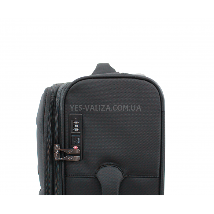 Набор чемоданов Франция (L M S-3шт) ткань чёрный/Airtex 839, фото 9
