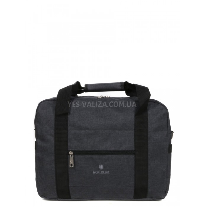 Сумка(ручна поклажа) Франція сіра 40х20х25/18л/0.5кг/Worldline 861, фото 8