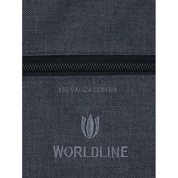 Сумка(ручная кладь) Франция серая 40х20х25см/18л/0.5кг/Worldline 861, фото 4