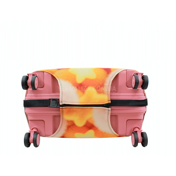 Чохол для валізи Польща середній М (дайвінг) котик/Fly 678-24, фото 6