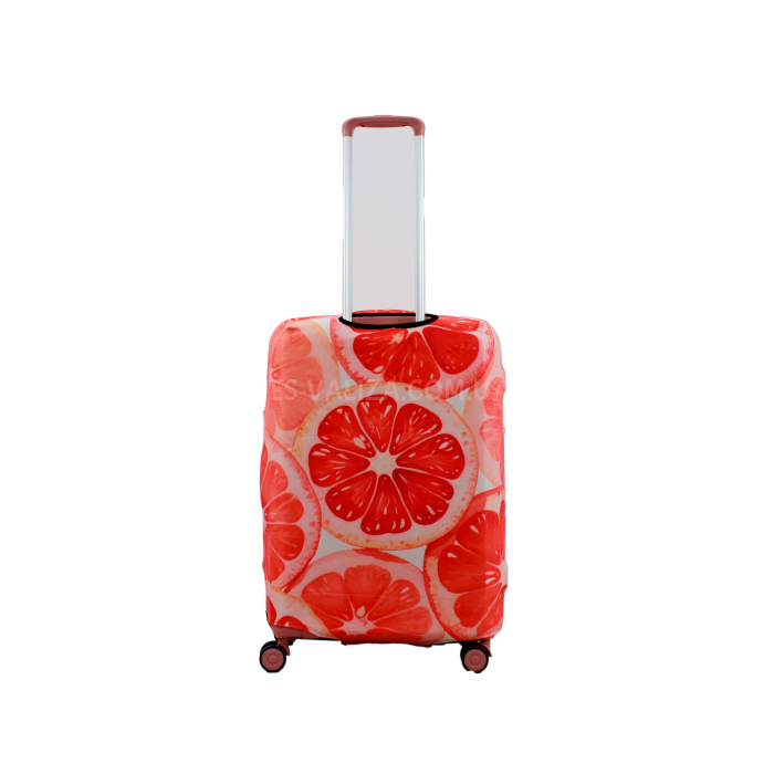 Чохол для валізи Польща середній М (дайвінг) грейп/Fly 393-24, фото 2