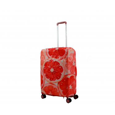 Чохол для валізи Польща середній М (дайвінг) грейп/Fly 393-24