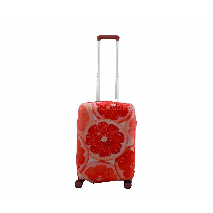 Чохол для валізи Польща малий S (дайвінг) грейп/Fly 393-20, фото 2