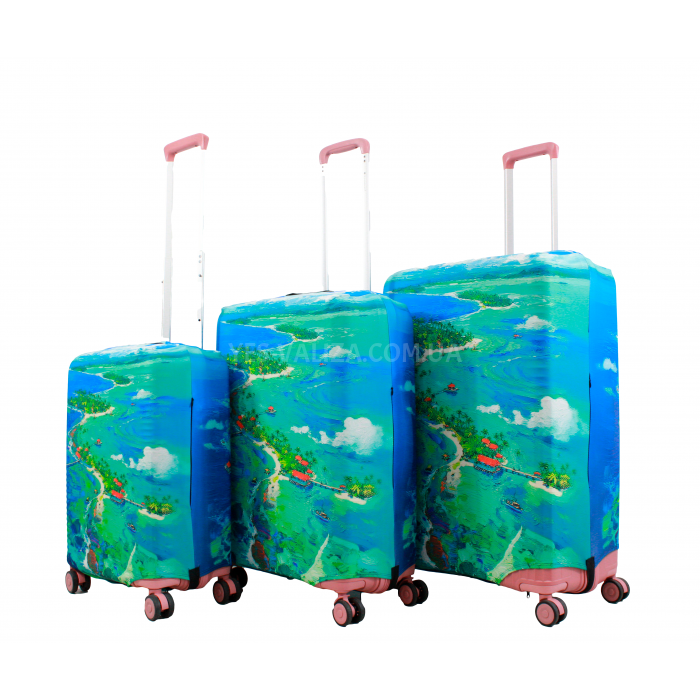 Чохол для валізи Польща малий S (дайвінг) острів /Fly 577-20, фото 7