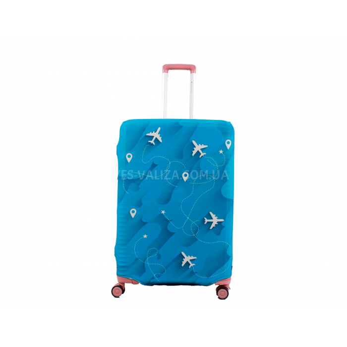 Чехол для чемодана Польша большой L ткань (дайвинг) плейн /Fly 578-28, фото 2