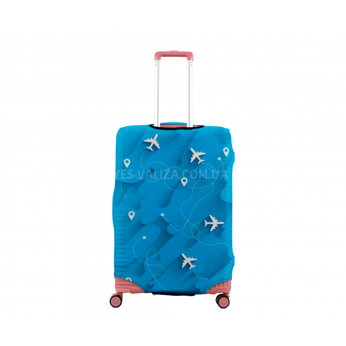 Чехол для чемодана Польша большой L ткань (дайвинг) плейн /Fly 578-28, фото 3