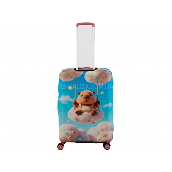 Чохол для валізи Польща середній М (дайвінг) хомяк /Fly 263-24, фото 3