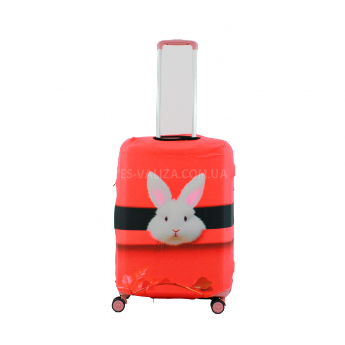 Чохол для валізи Польща середній М (дайвінг) заєць /Fly 435-24, фото 3
