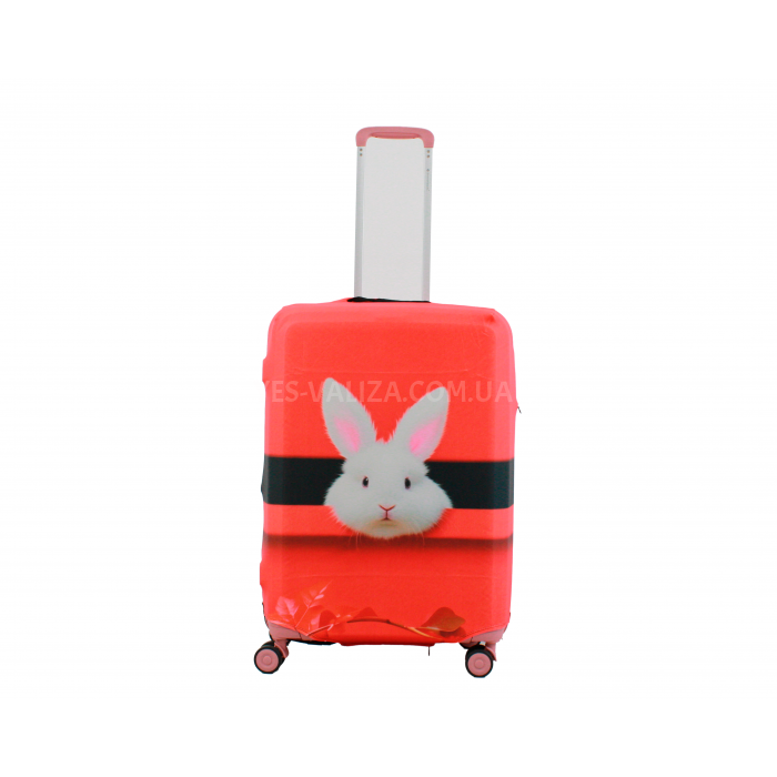 Чохол для валізи Польща середній М (дайвінг) заєць /Fly 435-24, фото 2