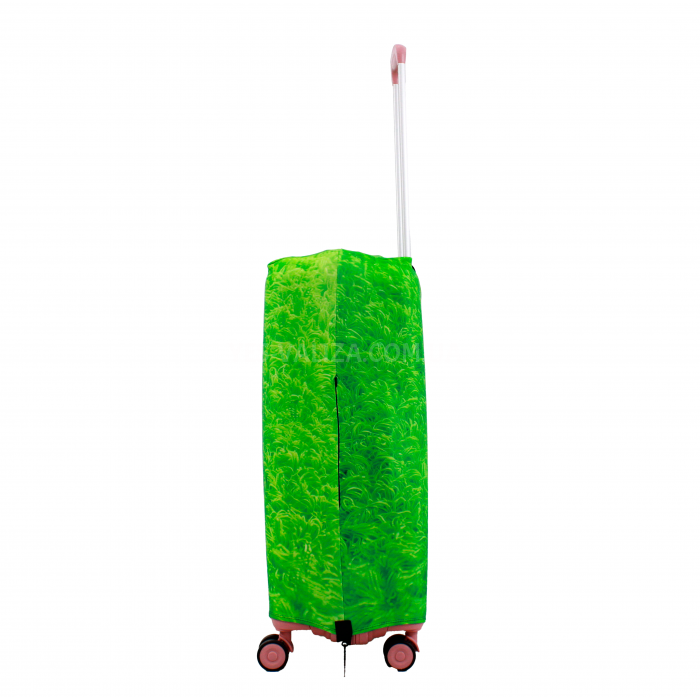 Чехол для чемодана Польша средний М ткань (дайвинг) газон /Fly 647-24, фото 4