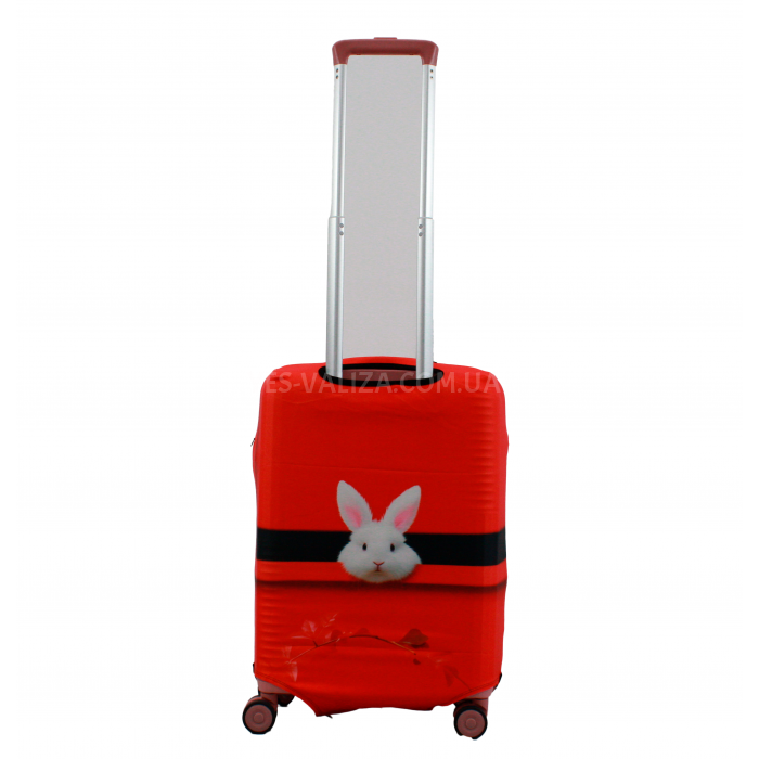 Чехол для чемодана Польша малый S ткань (дайвинг) заяц /Fly 435-20, фото 3