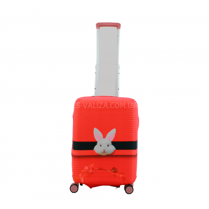 Чехол для чемодана Польша малый S ткань (дайвинг) заяц /Fly 435-20, фото 2