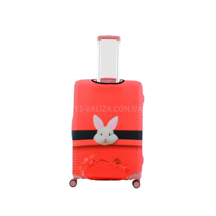 Чохол для валізи Польща великий L тканина (дайвінг) заєць /Fly 435-28, фото 3