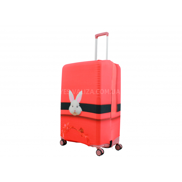 Чохол для валізи Польща великий L тканина (дайвінг) заєць /Fly 435-28, фото 1