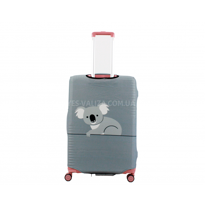Чохол для валізи Польща великий L тканина (дайвінг) коала /Fly 971-28, фото 3