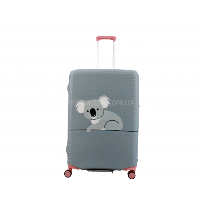Чохол для валізи Польща великий L тканина (дайвінг) коала /Fly 971-28, фото 2