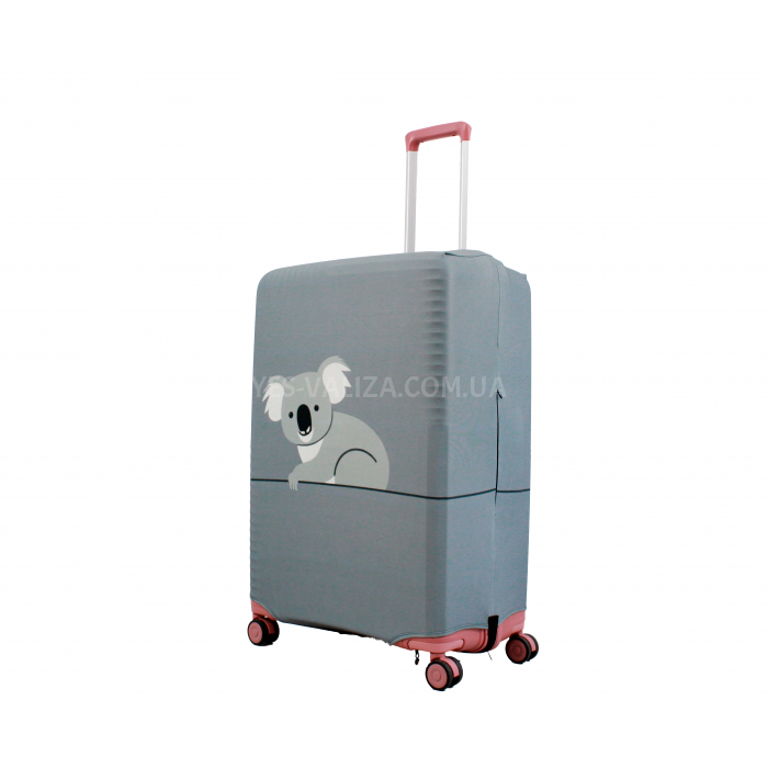Чехол для чемодана Польша большой L ткань (дайвинг) коала /Fly 971-28, фото 1