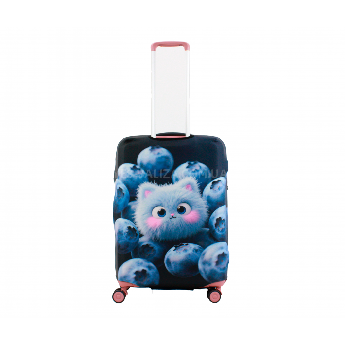 Чехол для чемодана Польша средний М ткань (дайвинг) фрукт /Fly 994-24, фото 2