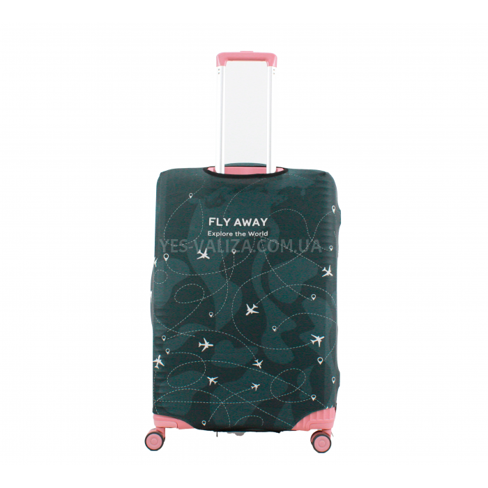 Чехол для чемодана Польша большой L ткань (дайвинг) плейн /Fly 901-28, фото 3