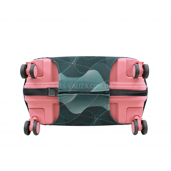 Чохол для валізи Польща середній М (дайвінг) плейн /Fly 901-24, фото 6