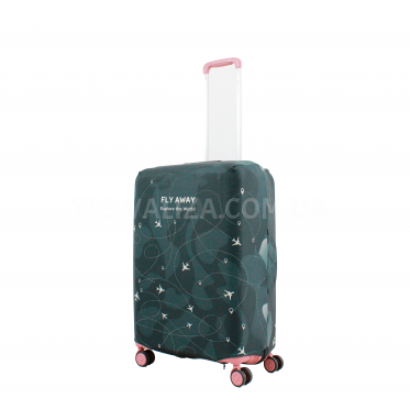 Чохол для валізи Польща середній М (дайвінг) плейн /Fly 901-24