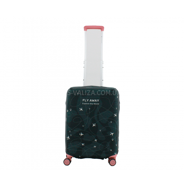 Чохол для валізи Польща малий S (дайвінг) плейн /Fly 901-20, фото 2