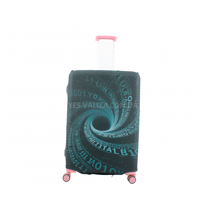 Чохол для валізи Польща великий L тканина (дайвінг) hole /Fly 013-28, фото 3