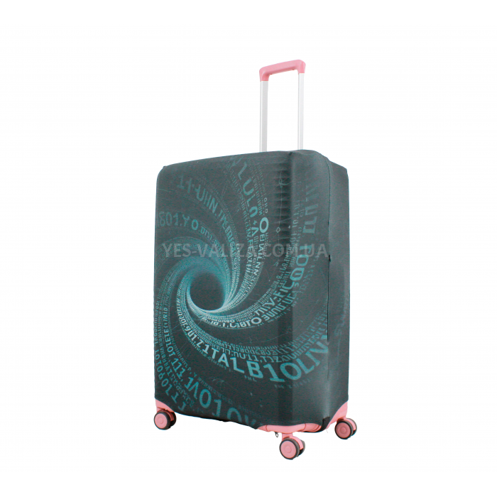 Чохол для валізи Польща великий L тканина (дайвінг) hole /Fly 013-28, фото 1