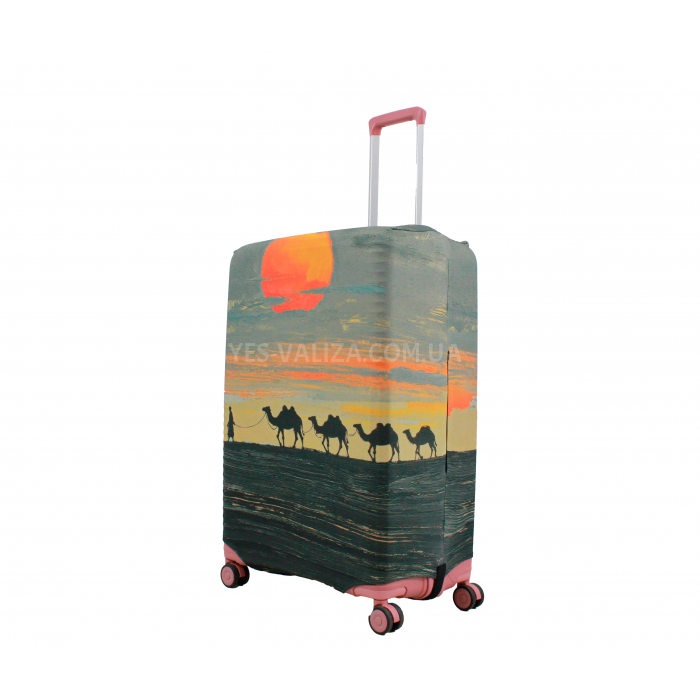 Чехол для чемодана Польша большой L ткань (дайвинг) египет /Fly 195-28, фото 1