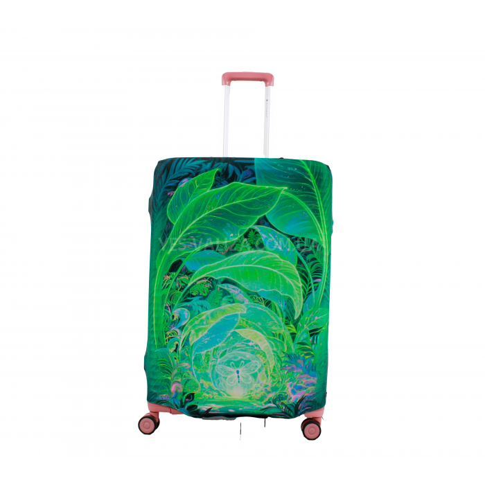 Чохол для валізи Польща великий L тканина (дайвінг) джангл /Fly 635-28, фото 3