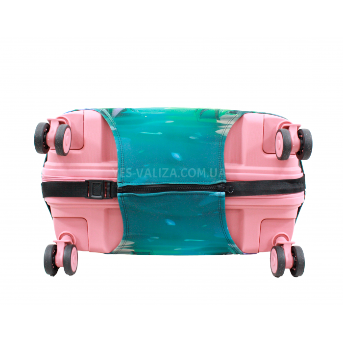 Чехол для чемодана Польша средний М ткань (дайвинг) джангл /Fly 635-24, фото 6