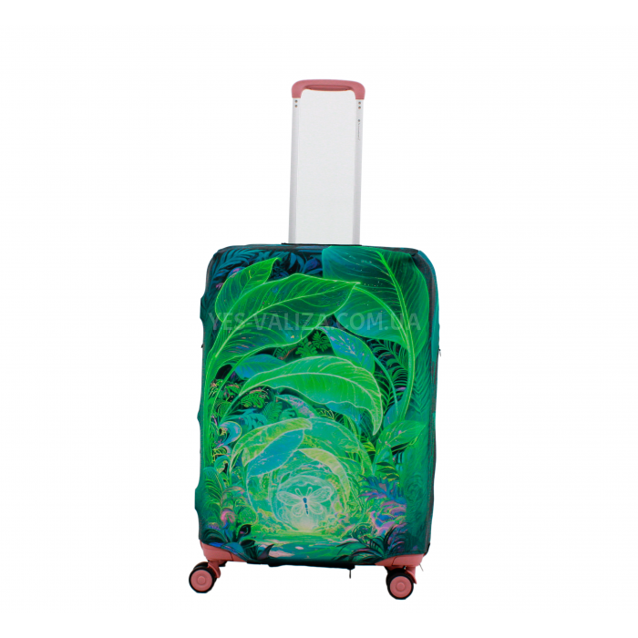 Чехол для чемодана Польша средний М ткань (дайвинг) джангл /Fly 635-24, фото 2