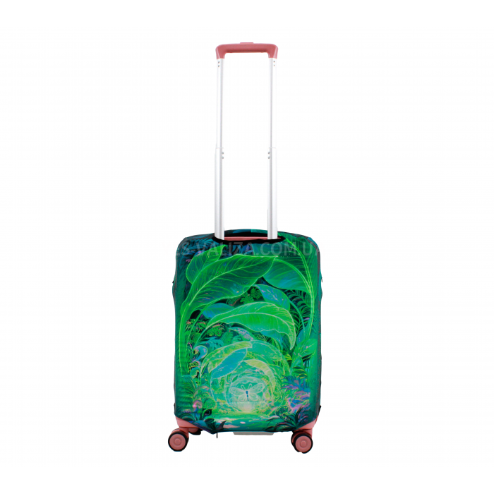 Чехол для чемодана Польша малый S ткань (дайвинг) джангл /Fly 635-20, фото 3