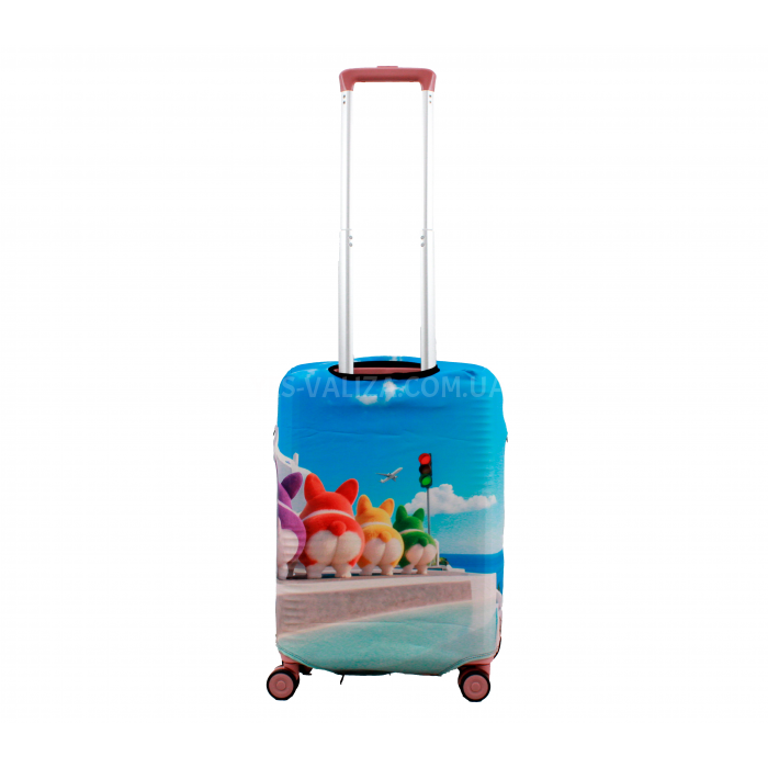 Чохол для валізи Польща малий S (дайвінг) коргі /Fly 198-20, фото 2