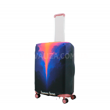 Чехол для чемодана Польша средний М ткань (дайвинг) вулкан /Fly 810-24