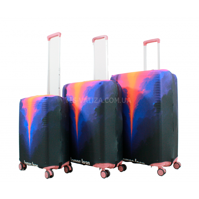 Чехол для чемодана Польша малый S ткань (дайвинг) вулкан /Fly 810-20, фото 7