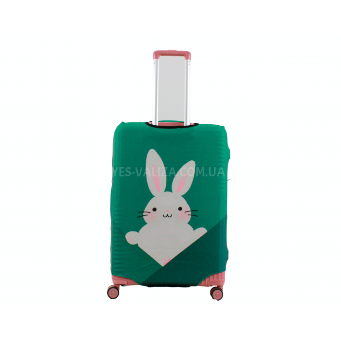 Чехол для чемодана Польша большой L ткань (дайвинг) заяц /Fly 285-28, фото 3