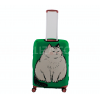 Чохол для валізи Польща середній М (дайвінг) кіт /Fly 831-24, фото 9